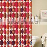 Bamboo Jacquard Print Shower Curtain
