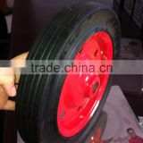 13 inch small solid rubber tire and wheel for wheelbarrow and trolley