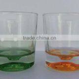 GH269 Glass Drinking Cup With Colorful Spray thumbnail-1