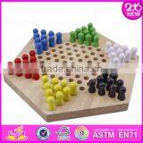2016 Newest Children Wooden Checkers Board Game W11A034 thumbnail-1