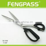 S2-1434 6" Full Stainless Steel With Plastic Handle and 2CR13 Stainless Steel Cutting Paper Office Scissors thumbnail-2