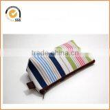 New Item--- Fancy Stripe Canvas Zipper Pouch By Chiqun Dongguan CQ-H01057 thumbnail-1