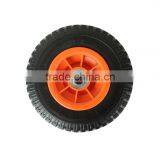 Qingdao Wantai 5 Inch Pneumatic Wheel Rims Wheel Solid pu Wheelbarrow Wheels thumbnail-2