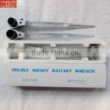 Double Sockets 19mm 22mm Ratchet Wrench Podger Spanner thumbnail-4