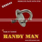 SS8044 Stainless Steel 304 Round Eye Plate With Stud thumbnail-3