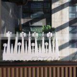 Cheap 2pcs White Snowflake Ice Strip Christmas X'mas Window Decoration Ornament Party thumbnail-2