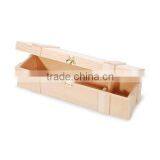 Wooden Unfinished Wine Box thumbnail-1