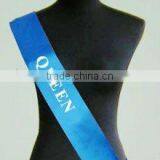 Custom Printed Queen Pageant Sash
