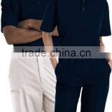 Unisex Short Sleeve Polo T-shirts Cotton Work Uniform Polo thumbnail-1