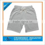 Men's Grey Cotton Sports Sweatshort with Mixed Size