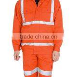 EN11612 100%cotton Flame Retardant Workwear T/C 65/35 Antistatic Garment,waterproof Oil Repellent Uniform thumbnail-1
