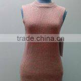 High Fashion Women's Round Neck Vest Sweater thumbnail-1