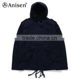 European Style Winter Windbreaker Hoodies Red Man Coat thumbnail-3