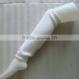 Lady Knitted White Boot Leg Warmers thumbnail-1