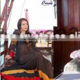 Glass Bead and Zircon Embellished Beach Kaftan. thumbnail-2