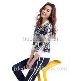2016New Wholesale Printed Women Sports Hoodies Suit thumbnail-3