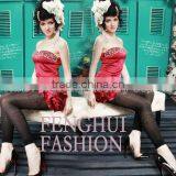 the Latest Yiwu Fenghui High Quality Lady Fashion Leggings,nylon and Spandex thumbnail-2