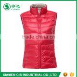 Latest Design Multi Color Reversible Lightweight Women Winter Duck Down Vest thumbnail-4