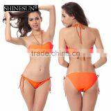 11 Pure Colors Bikini Large Size Beautiful Xxx Sex China Bikini Girl Photos Swimwear Chest Pad Swimwear thumbnail-1