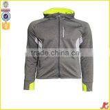 Custom Mens Sports Dri-fit Jacket Zipper-up Jacket With Hooides thumbnail-2