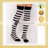 Wholesale Women Warm Stripe Over the Knee Socks