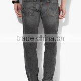 Man Grey Washed MIddle Rise Wholesale Distressizable Denim Jeans thumbnail-2