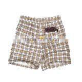Men Good Quality Quick Dry Checks Print Surf Board Shorts Swimwear & Beachwear thumbnail-2