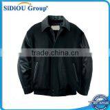 Design Leather Jacket Melton With Bishop Collar Mens thumbnail-1