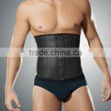 2017 Hot Wholesale Factory Black 4 Steel Bones Black Plus Size Rubber Men Waist Trainer thumbnail-1