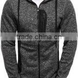 Men's Zipper-up Luxury Wholesale Hoodies With Patch thumbnail-1