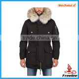 winter jacket and fur collar coat men russian winter coat