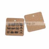 Paper Label Tags Square Brown Handbag Pattern 5cm(2") x 5cm(2"), 1 Piece thumbnail-3