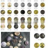 Fashion Garment Accessory Vintage Buttons ABS Eletroplating Anchor Button thumbnail-6