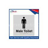 ABS BrailleTactile Signs , Aging Resistance Female / Male Toilet Sign