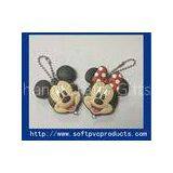 Mickey Mouse Animal Cool Soft PVC Keychain / Custom Soft Rubber Key Chains With LED Light thumbnail-1