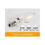 Dimmable C35 3000K Filament 2w LED Candle Bulb With 360 Beam Angle