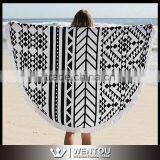 Personized Printed Round Beach Towel With Tassels thumbnail-5