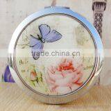 Butterfly Compact Cosmetic Makeup Round Handbag Purse Pocket Mirror thumbnail-6
