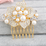 Fashion Hair Accessories Pearl Comb thumbnail-3