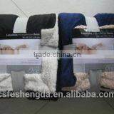 China Factory Custom 2 Layer Polar Fleece Animal Printed Sherpa Fleece Blanket thumbnail-3