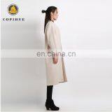 China Supplier Fashion Creamy White Coat Woman Winter thumbnail-3
