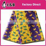 High Quality Popular Cotton Wax African Print Fabric thumbnail-3