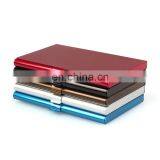 2017 Aluminum Alloy Business Card Holder Metal Cover Box For Cards New Fashion thumbnail-1