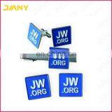 Factory Directly Custom Silver Color Necktie Clip and Lapel Pin Gift Tie Clip Set thumbnail-5