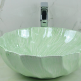 Wonderful Art Green Basin Factory in Bathroom Sinks
