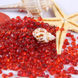 China Factory Swimming Pool Landscaping Decoration Red Glass Bead Aggregates