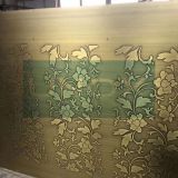 Deep Etched Stainless Steel Sheet With Bronze Hairline Plate Color Finish
