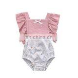 Newborn Baby Clothes Sets Baby Plain White Romper Baby Stripe Romper thumbnail-5