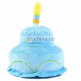 New Interactive Squeak Pet Birthday Party Plush Dog Cake Toy thumbnail-4