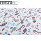 Custom Lightweight Cute Animal Printed Minky Sherpa Throw Double Sides Baby Blankets For Winter thumbnail-3